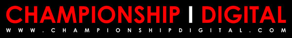Championship Digital logo A4 white background and black backgrou